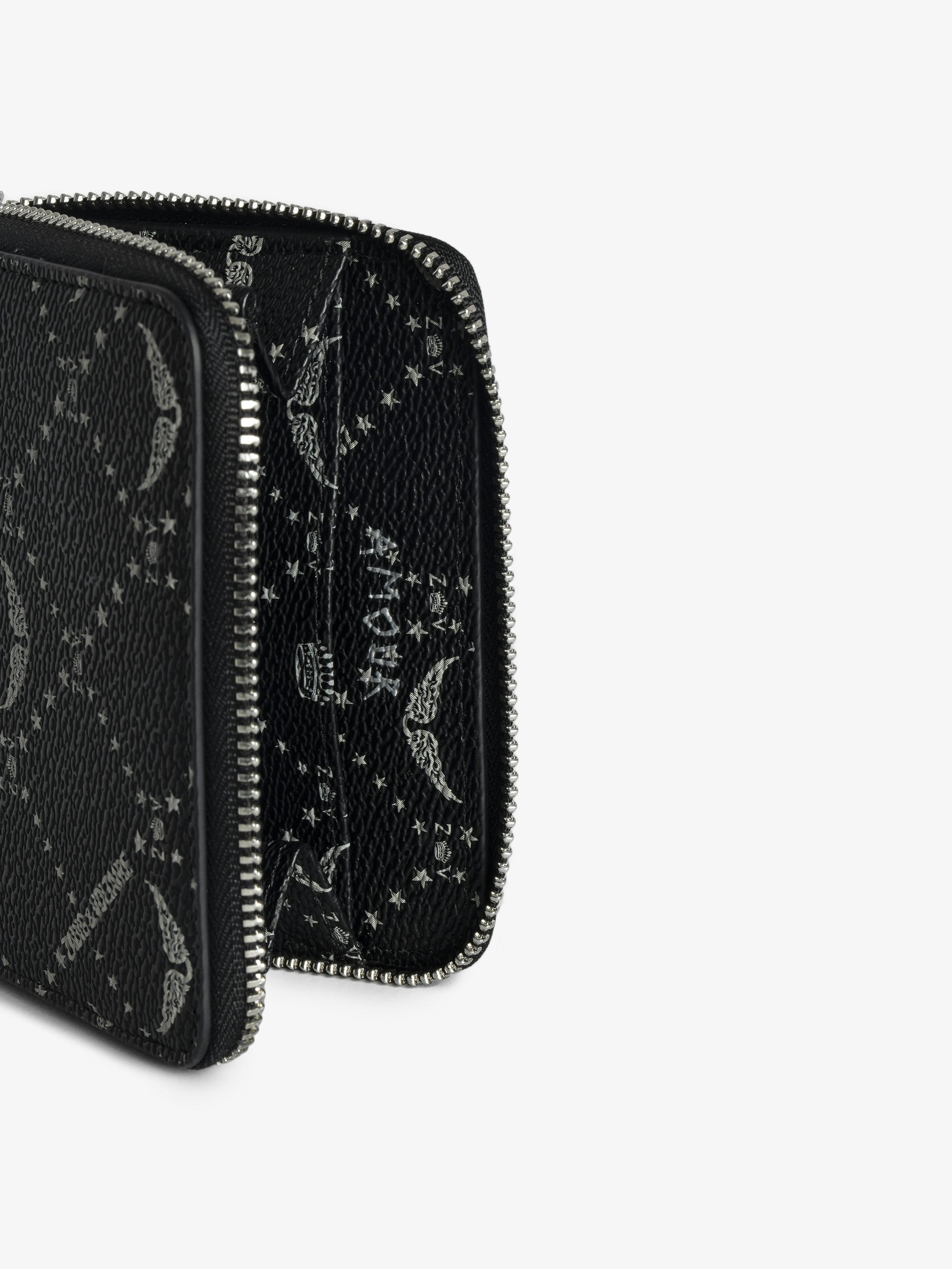 Mini ZV Monogram Wallet - Monogram canvas wallet with signature wings.